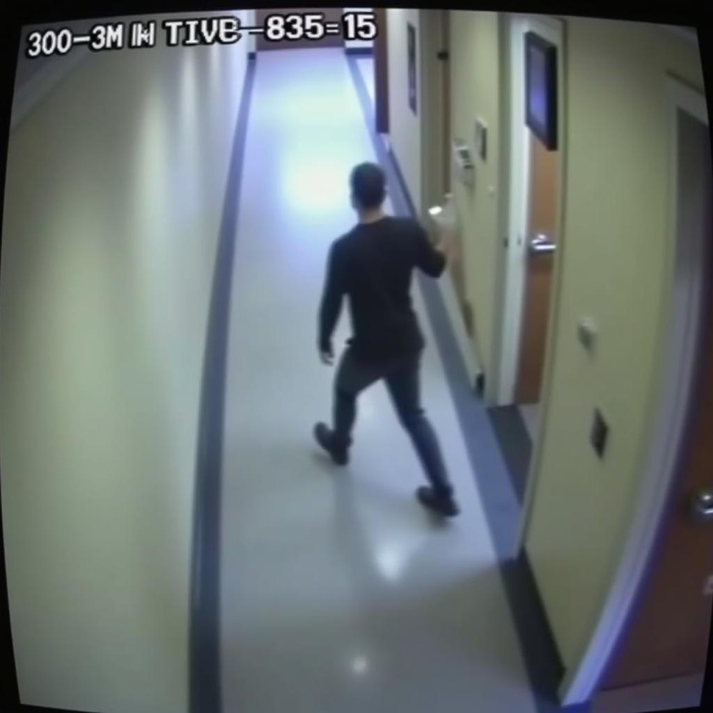 Security footage from the Fresno Clinical Research Center