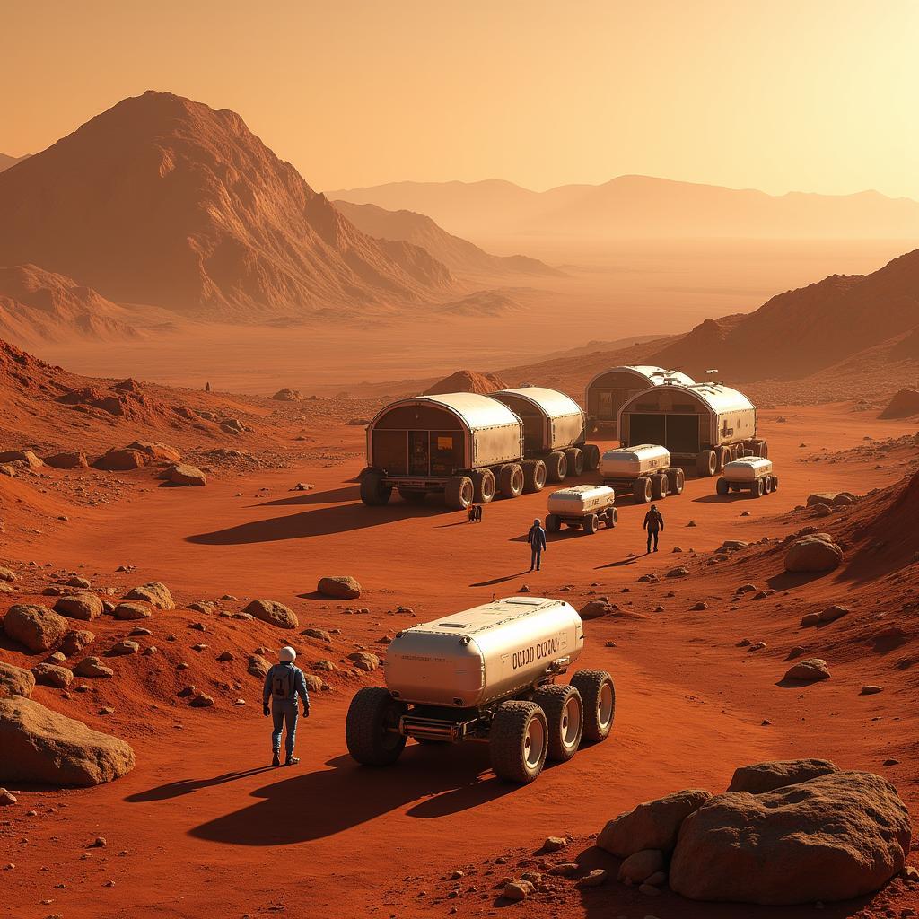 Future Mars Exploration: Human Mission Concept