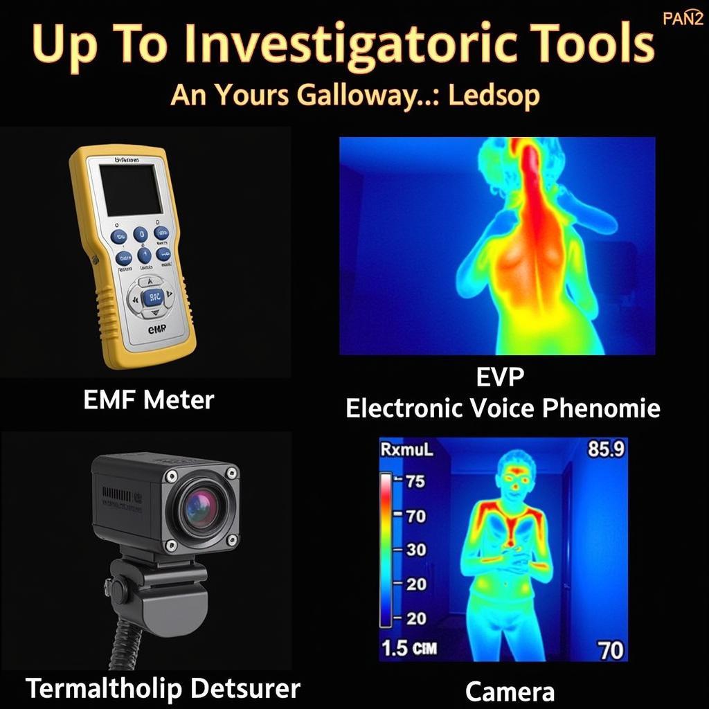 Galloway Research Equipment: EMF Meter, EVP Recorder, and Thermal Camera