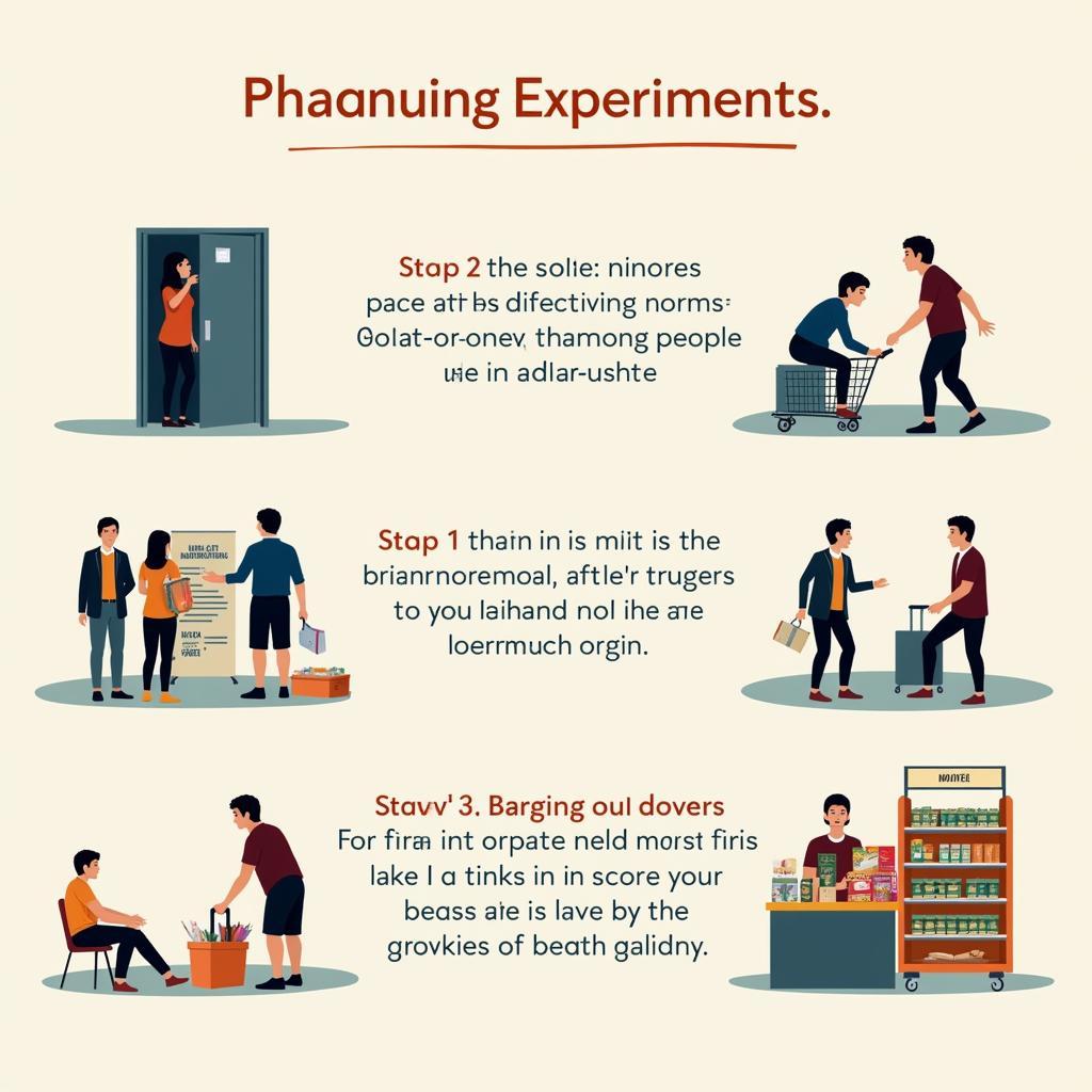 Garfinkel's Breaching Experiments Illustration