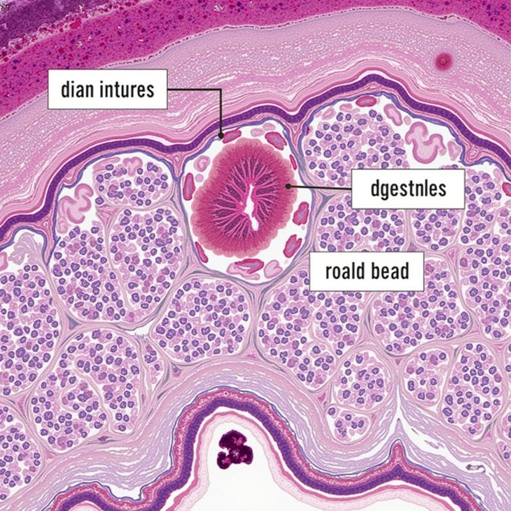 Close-up of Cells Under a Microscope in Gastro-Intestinal Research