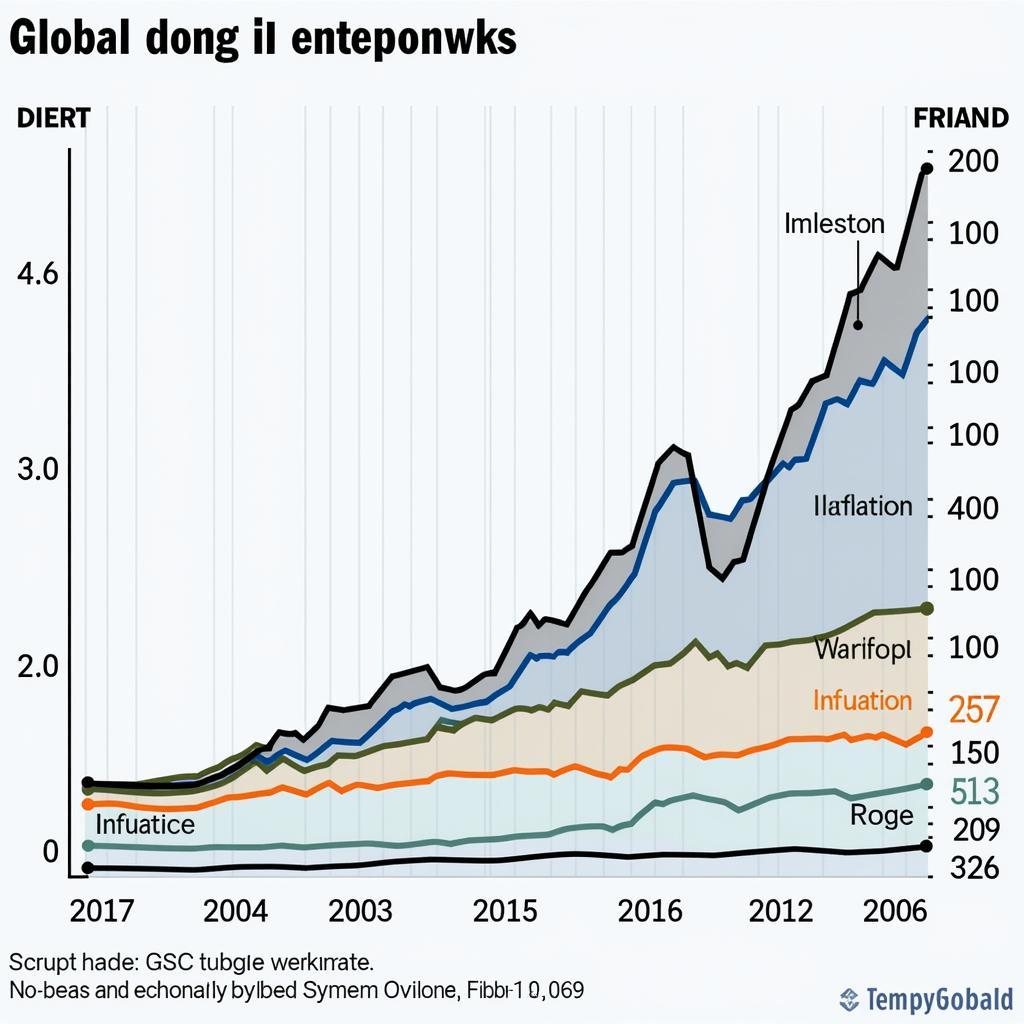 Chart Displaying Global Economic Trends