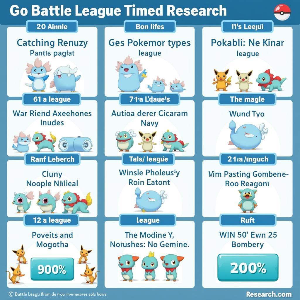 Go Battle League Timed Research Tasks Overview