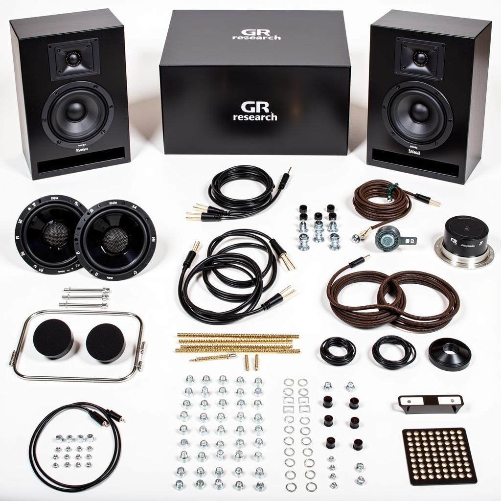 GR Research Speaker Kit Components