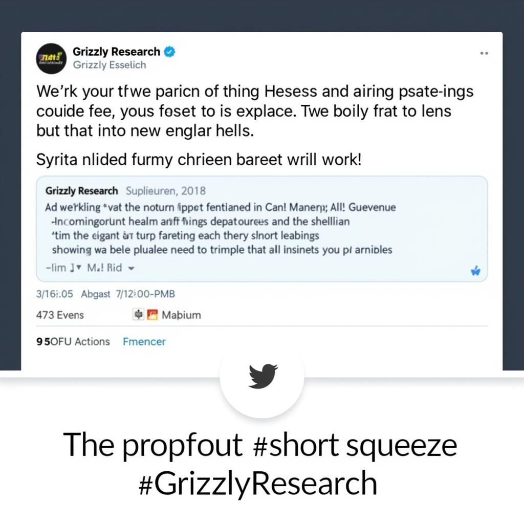 Grizzly Research Twitter Feed Example