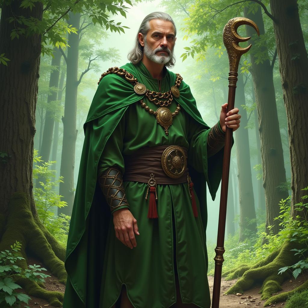 Halsin, a druid of the Emerald Enclave, in Baldur's Gate 3.