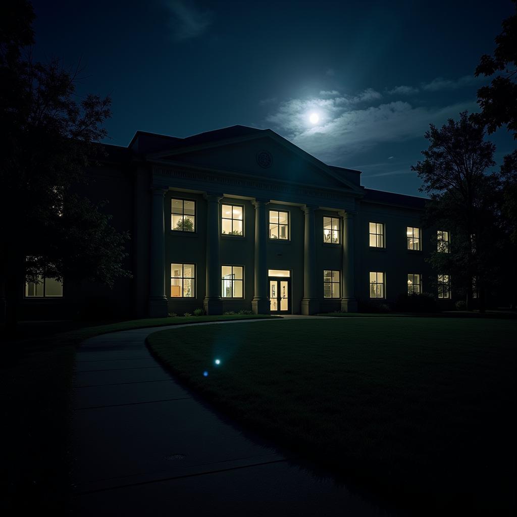 Hansen Life Sciences Research Building at Night