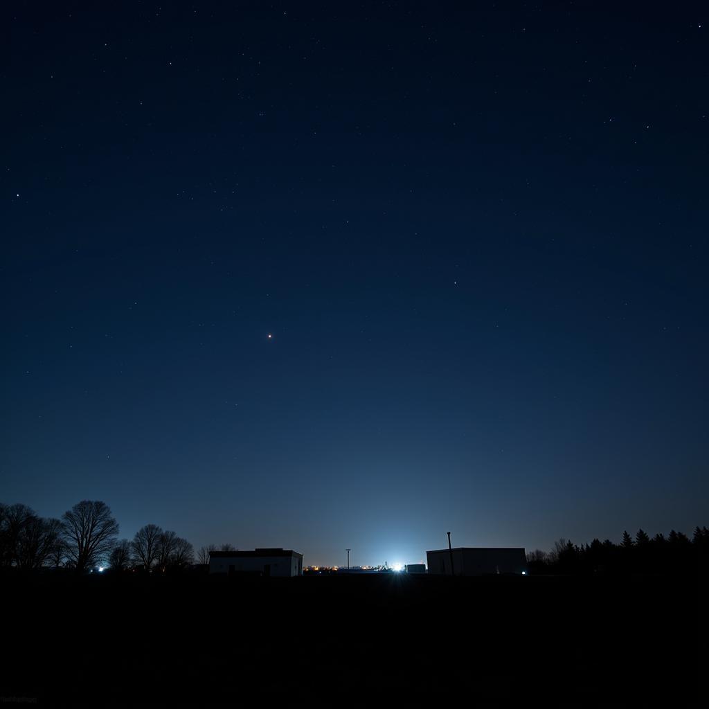 Unexplained Lights Over the Hawaii Agricultural Research Center