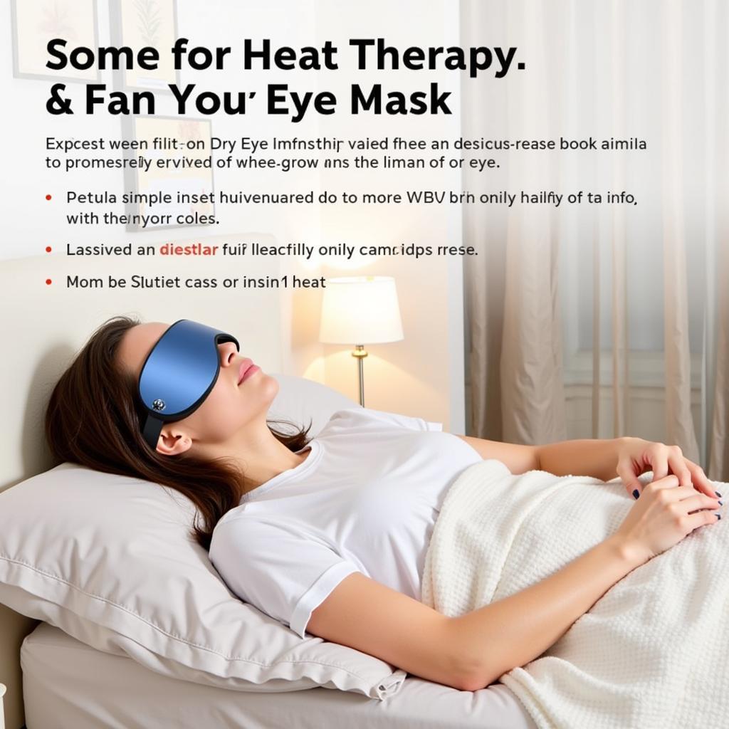 Heated Dry Eye Mask Therapy