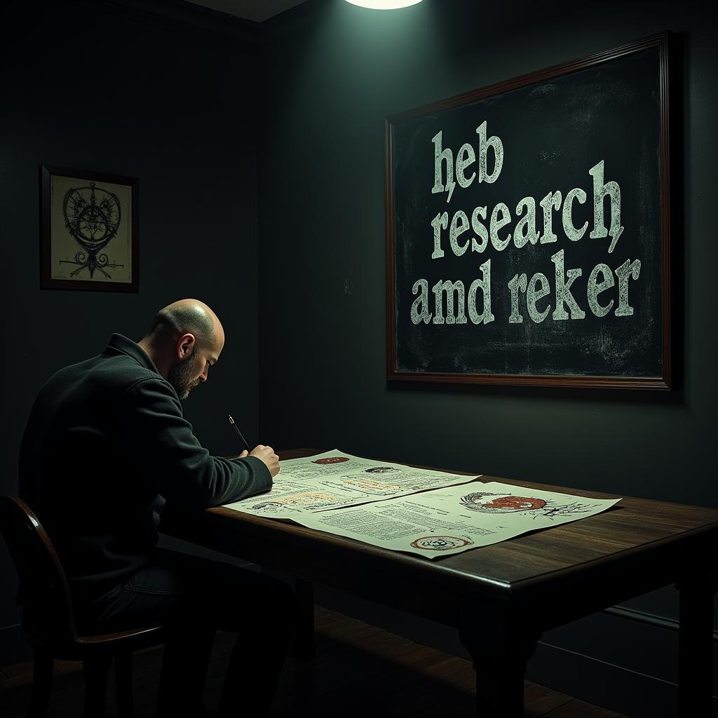 Decoding the Hidden Message in "Heb Research Amd Rekaer"