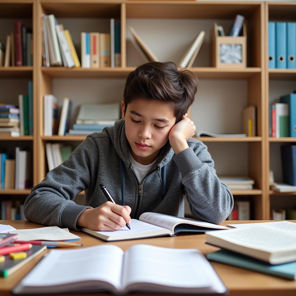 High School Student Brainstorming Research Topics