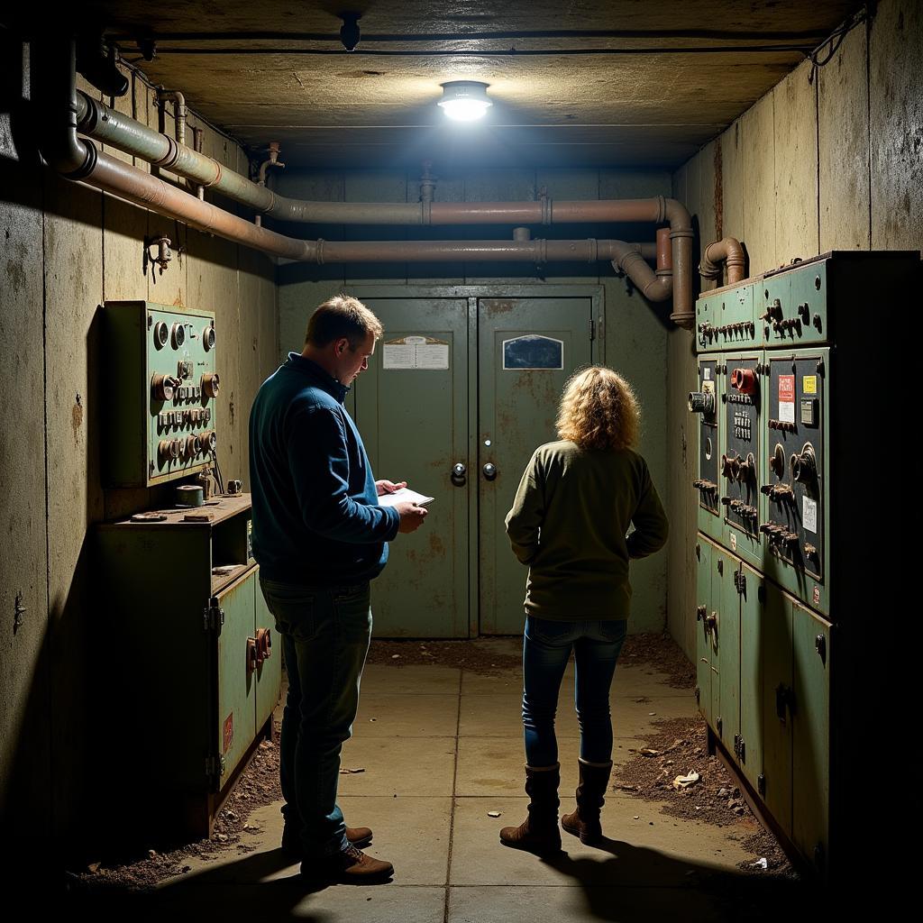 Exploring a historical Cold War bunker