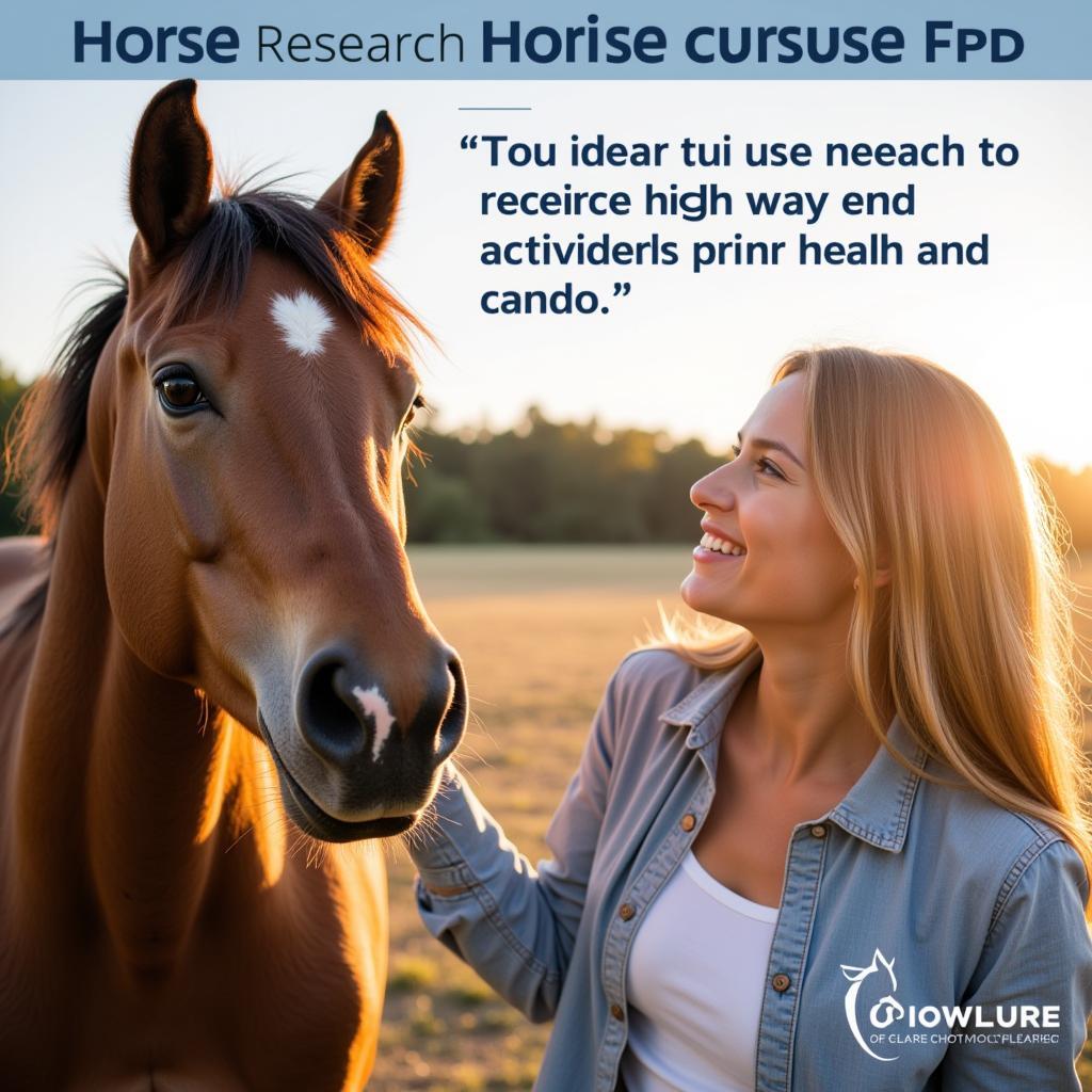 Benefits of Equine Research