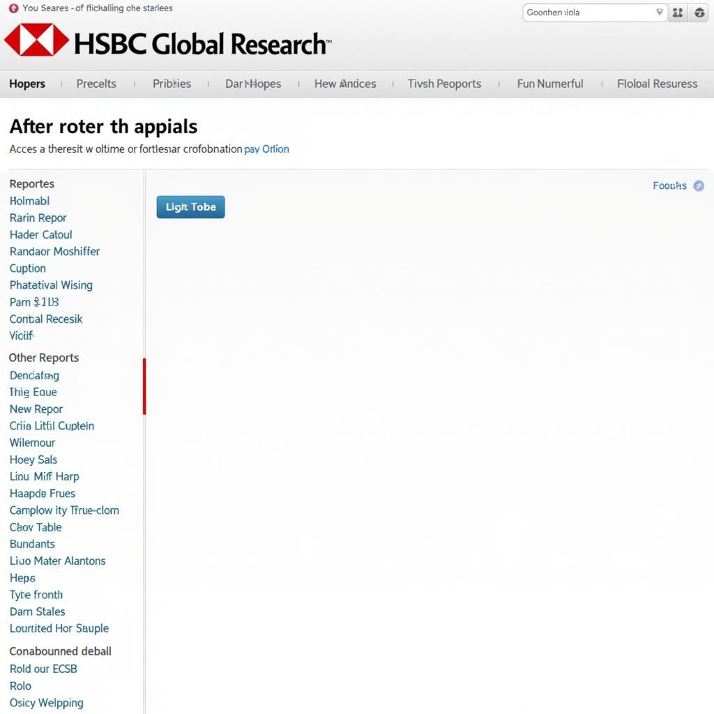 Accessing HSBC Global Research Website