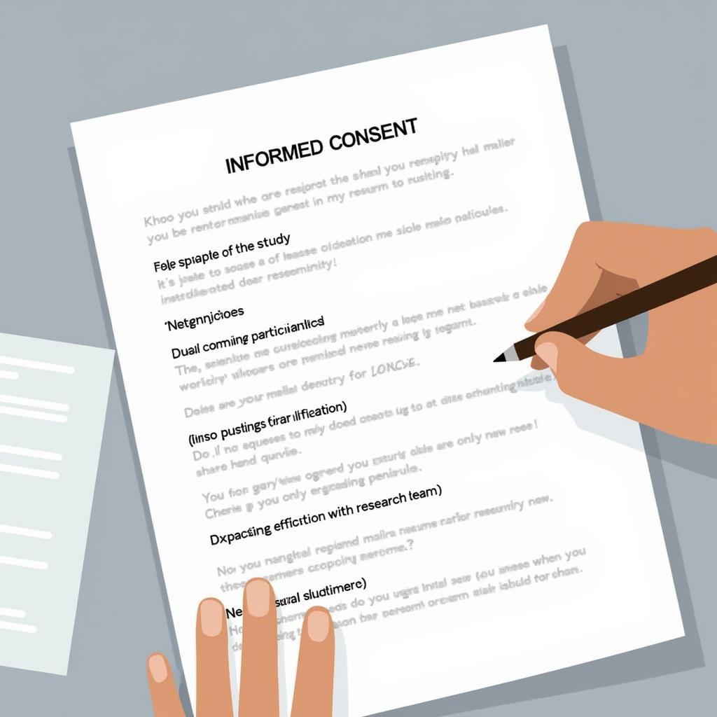 Informed Consent Form for Behavioral Research