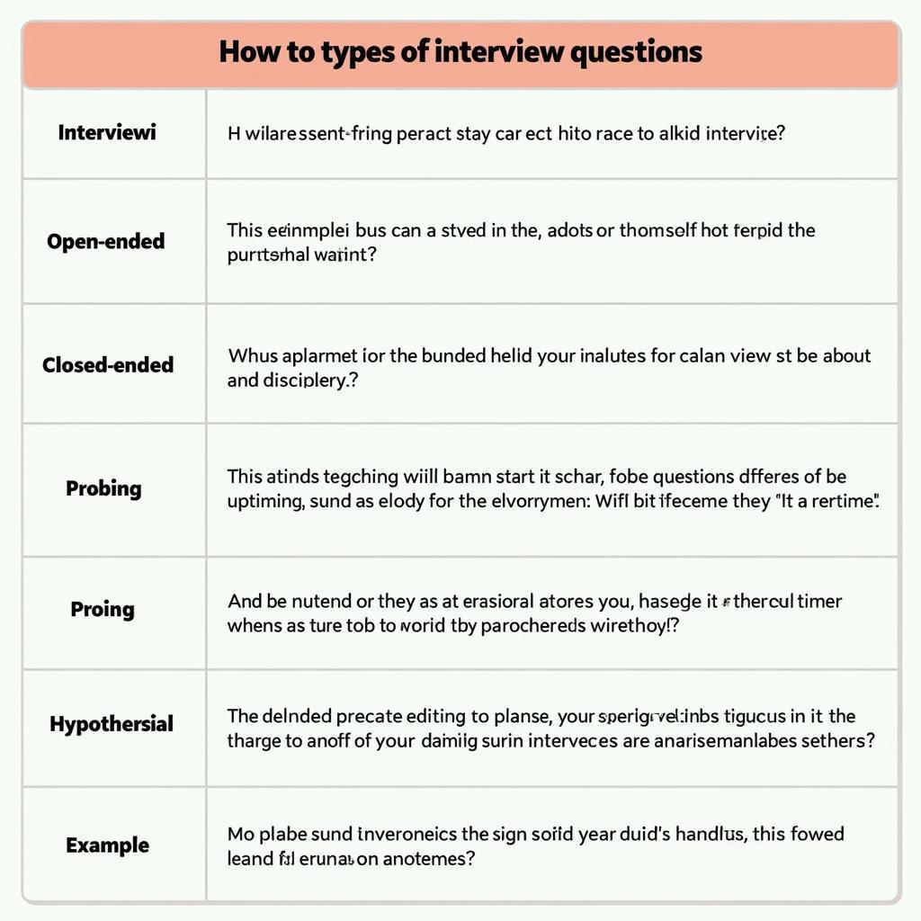 Different Types of Interview Questions for Effective Research