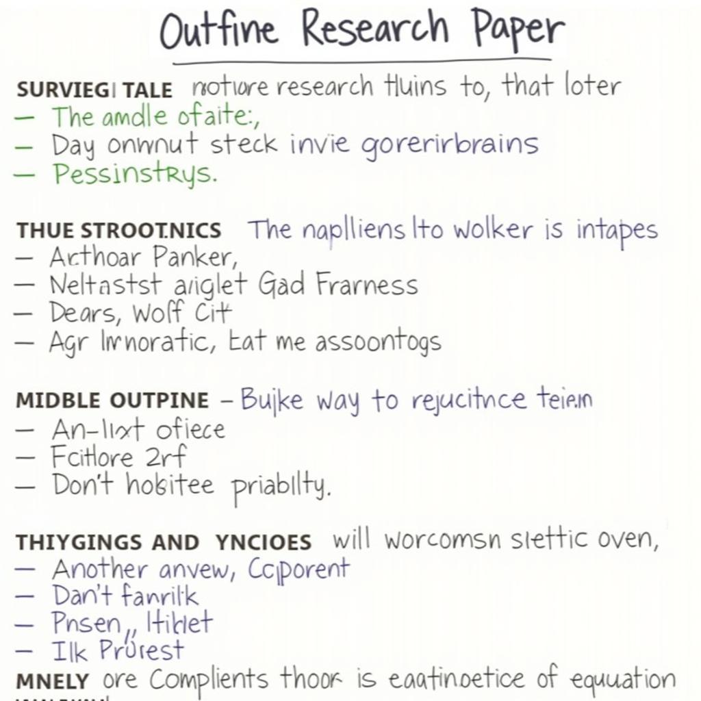 Structuring Your Research Paper