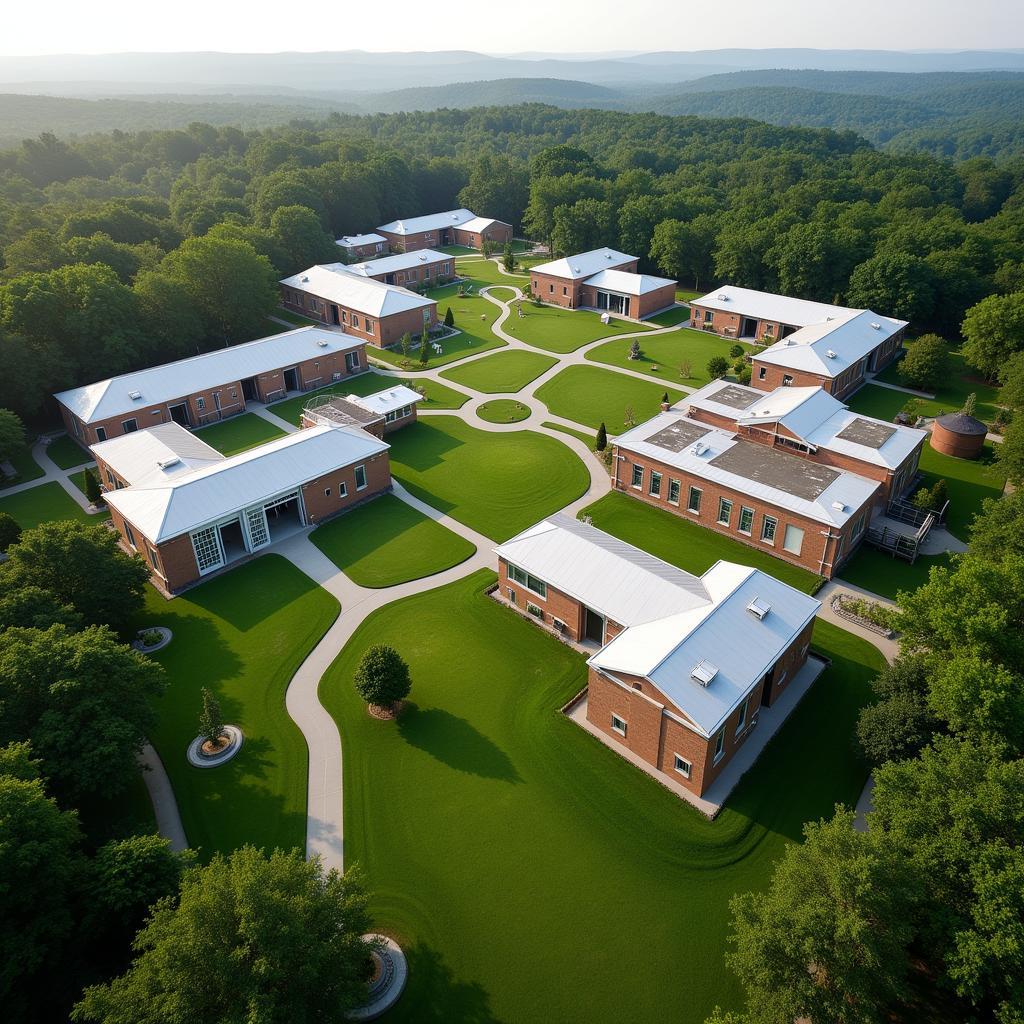 Aerial View of the HHMI Janelia Farm Research Campus