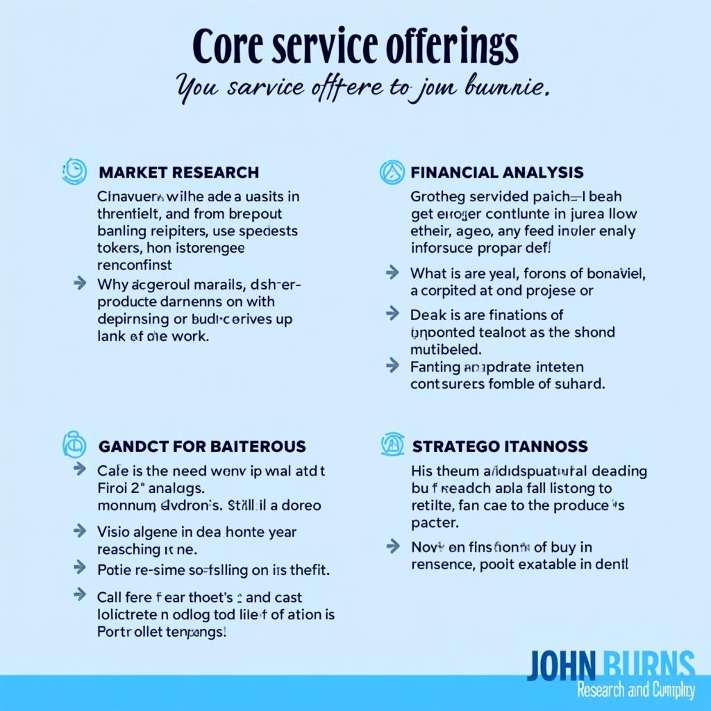 John Burns Research and Consulting Services Overview