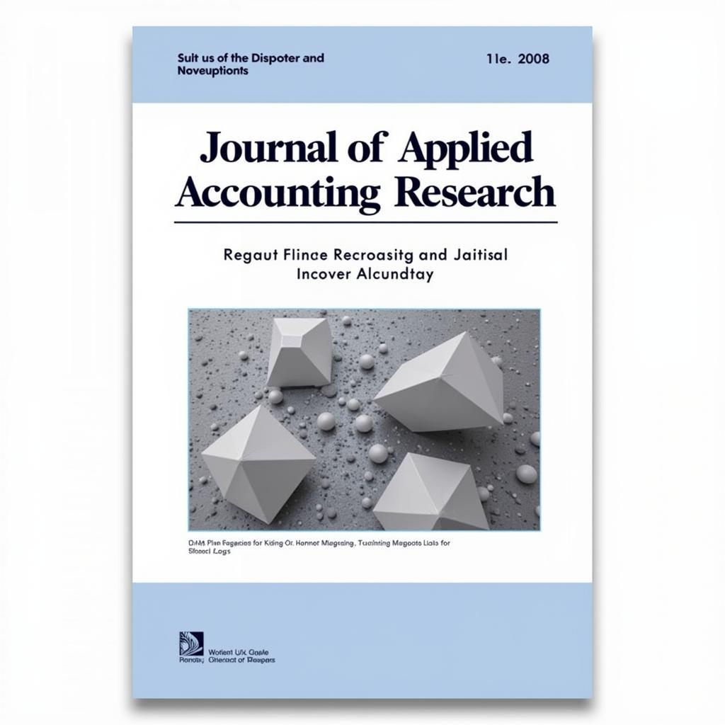 Journal of Applied Accounting Research Cover Image