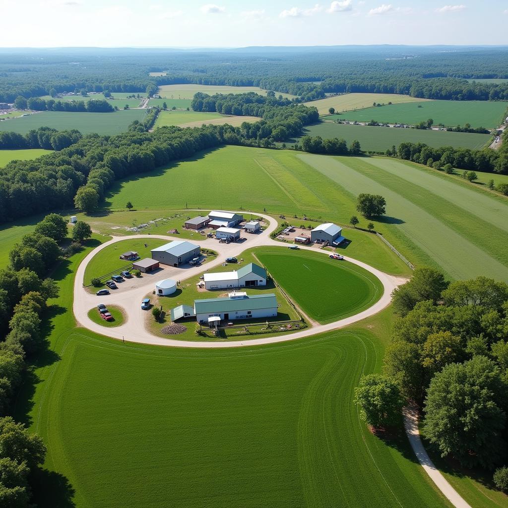 Kentucky State University Research Farm Aerial View