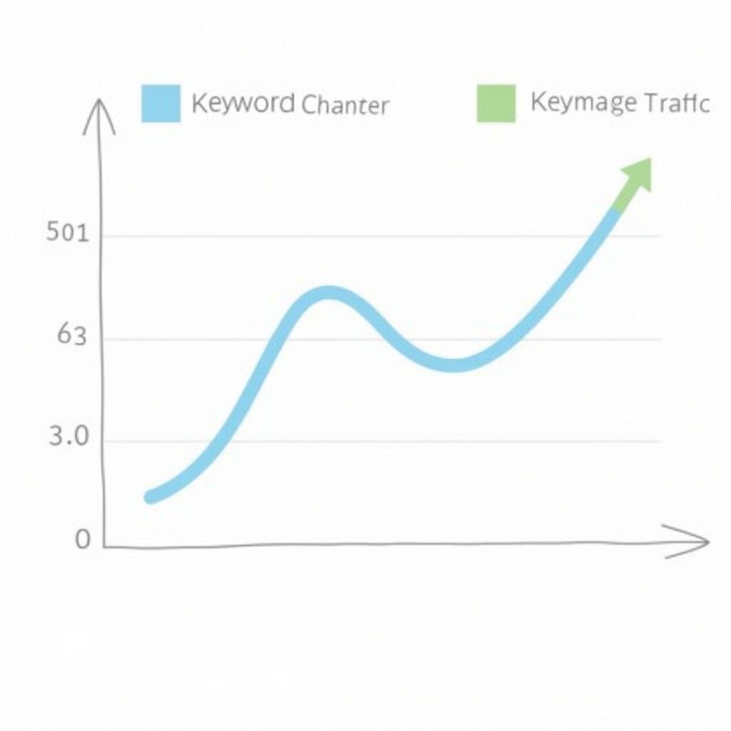 Graph showing the positive impact of keyword research on SEO performance