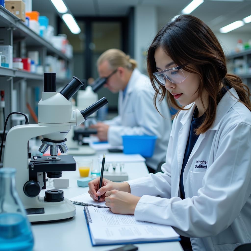 Laboratory Research Assistant at Work