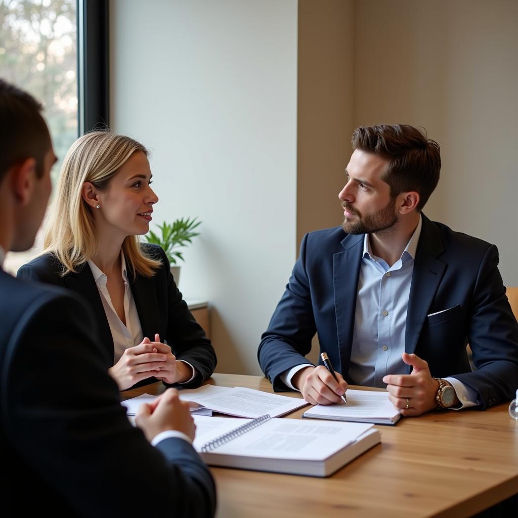 Legal research consultation meeting