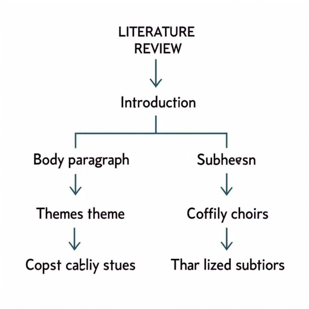 Literature review structure in a research proposal