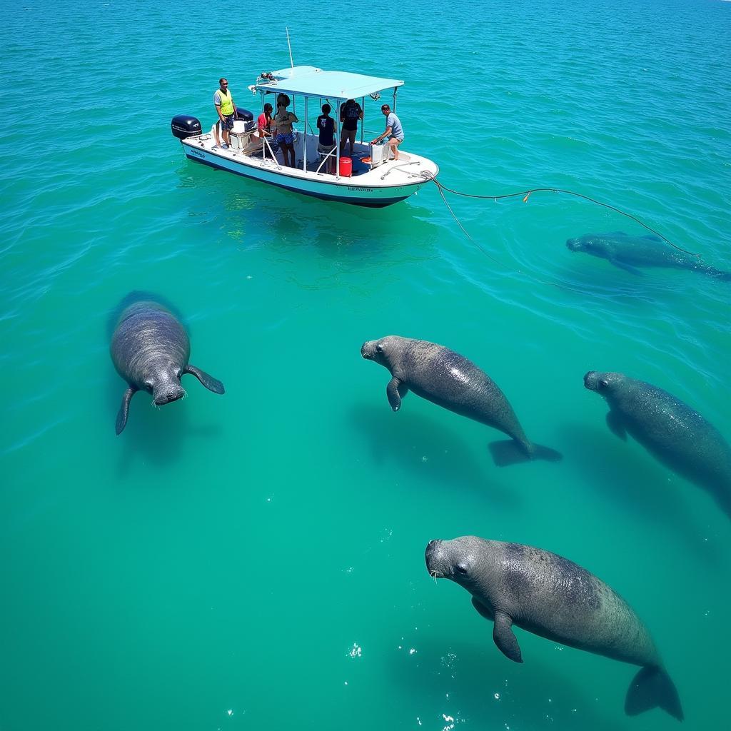 Manatee Research: Aerial Survey of Florida Manatees