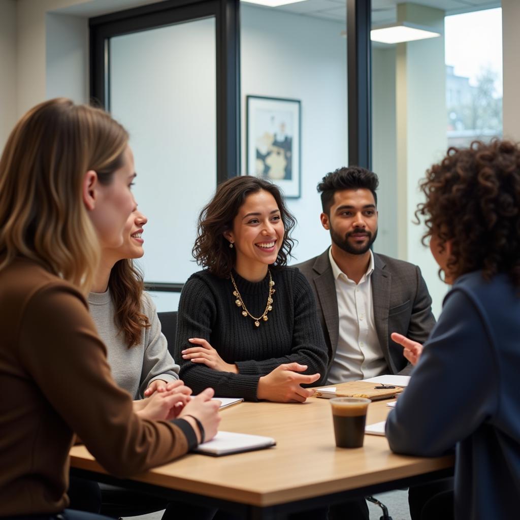 Focus Group Participants Engaging in Discussion