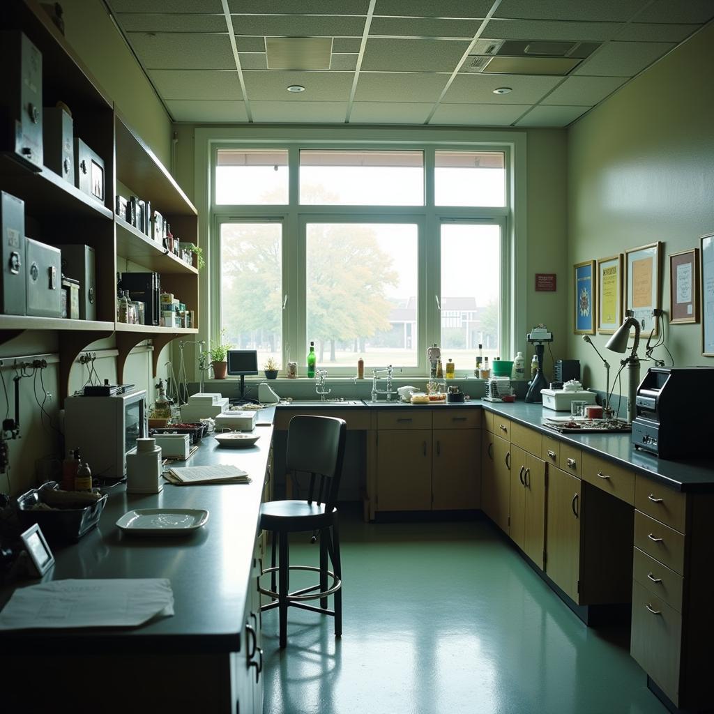 Interior view of a lab at the Marshfield Agricultural Research Station