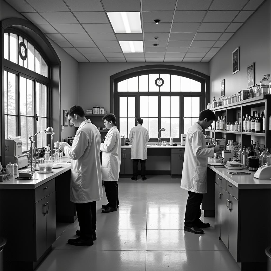 Scientists working in the Masonic Medical Research Lab