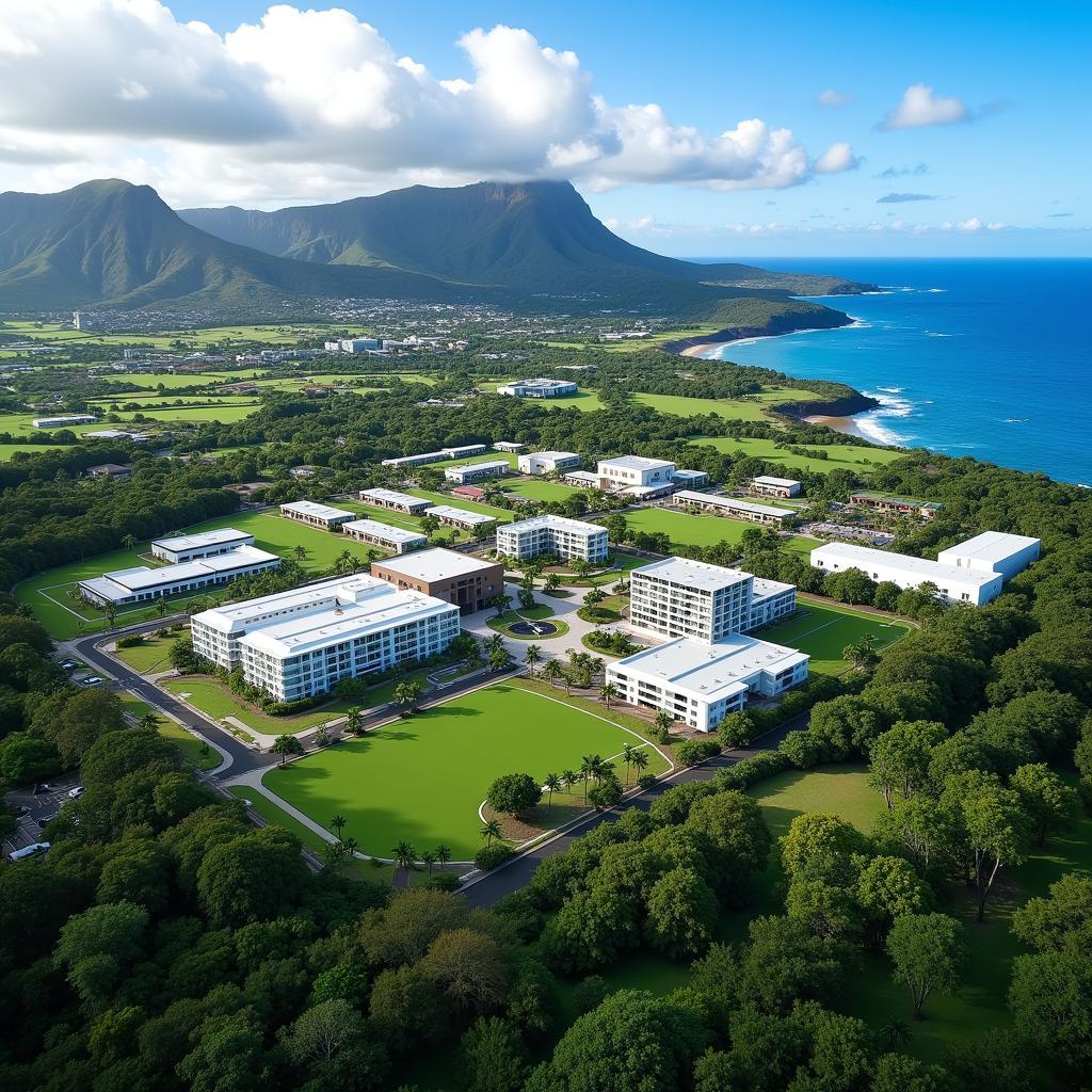 Maui Research and Technology Park Aerial View