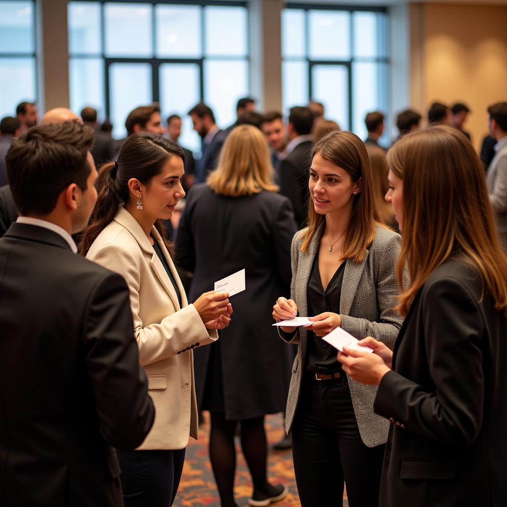 Networking at an MBA Research Conclave