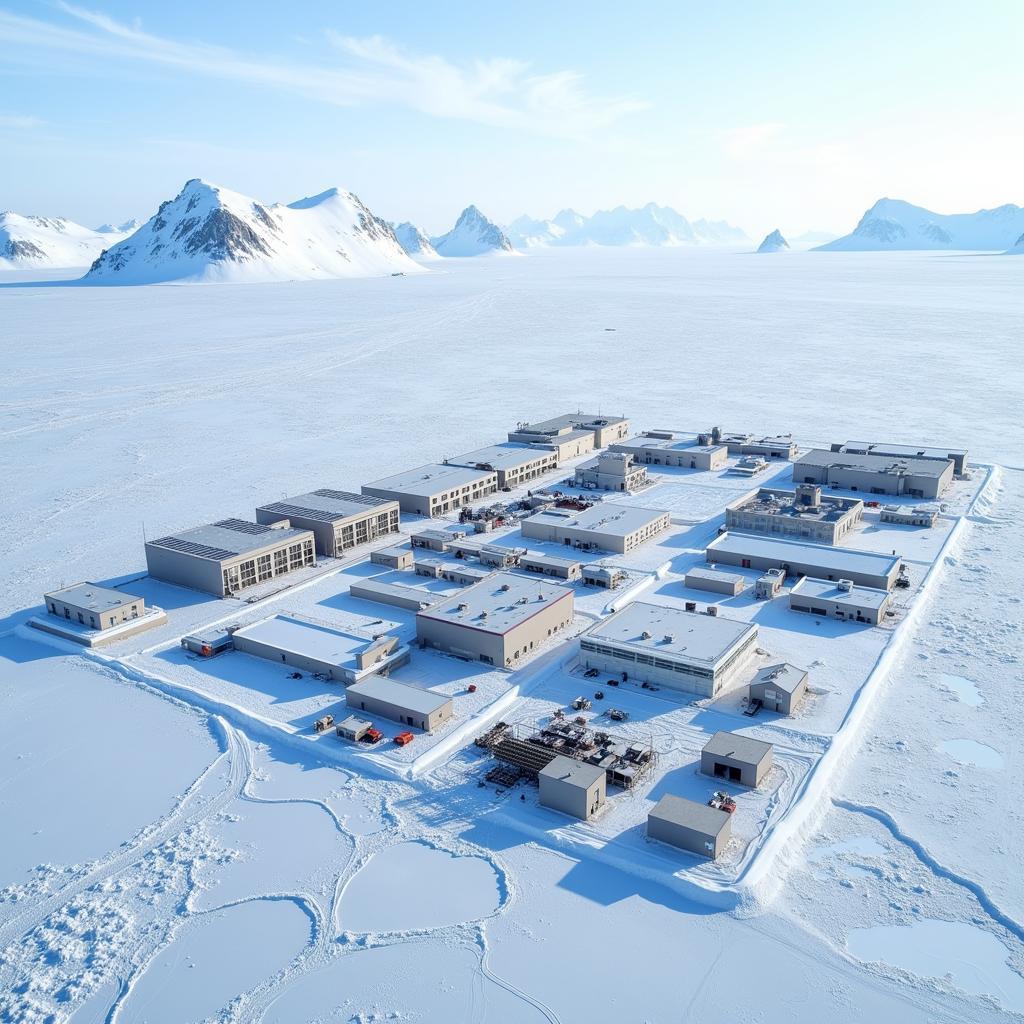 McMurdo Station Aerial View