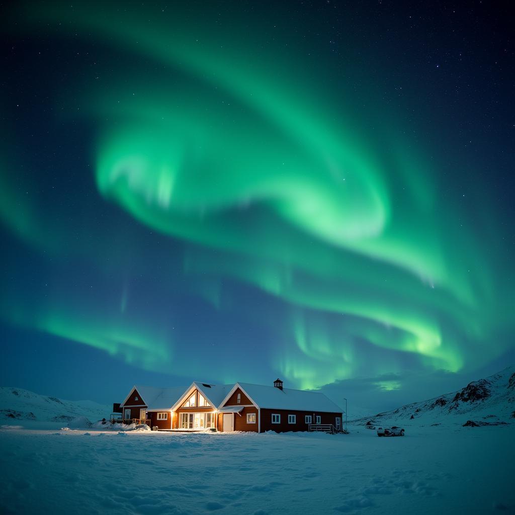 McMurdo Station Night Sky