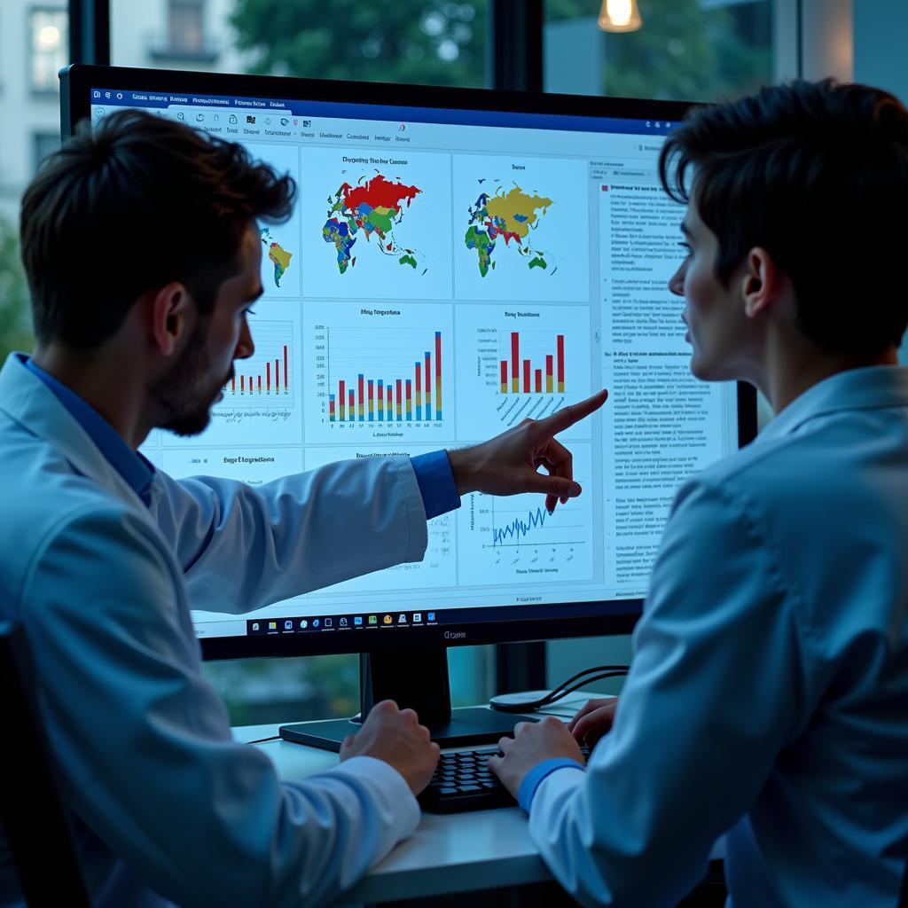 Medical Research Data Analysis Charts