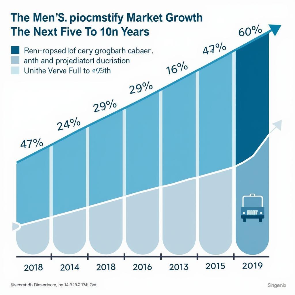 Chart Showing Men's Grooming Market Growth