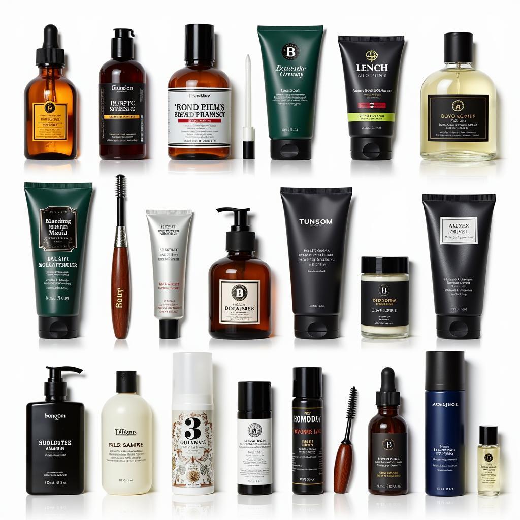 Diverse Range of Men's Grooming Products