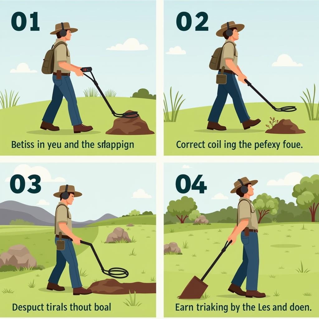 Proper Metal Detecting Techniques in a Field Search