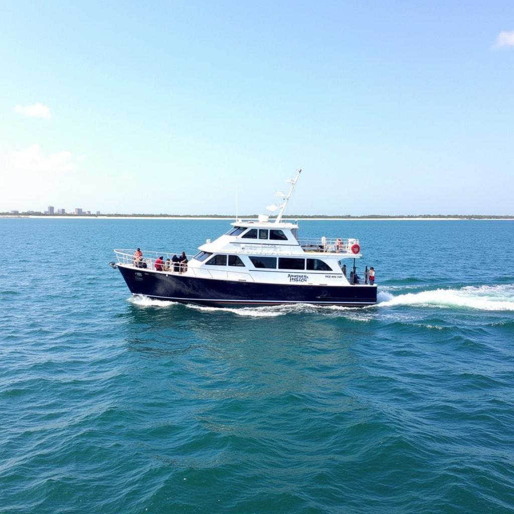 MGRL research vessel exploring the Gulf Coast