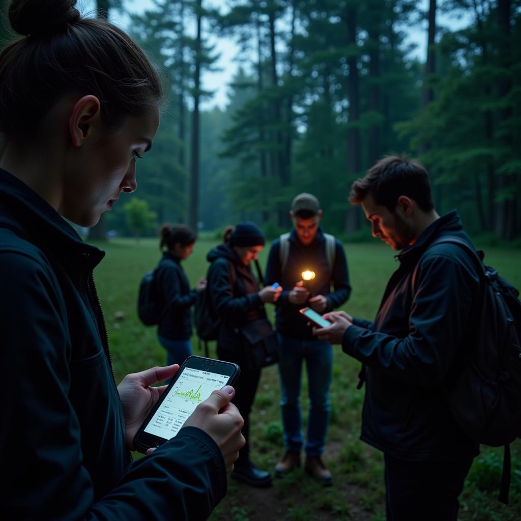 Paranormal Field Investigation Data Collection using Mobile Devices