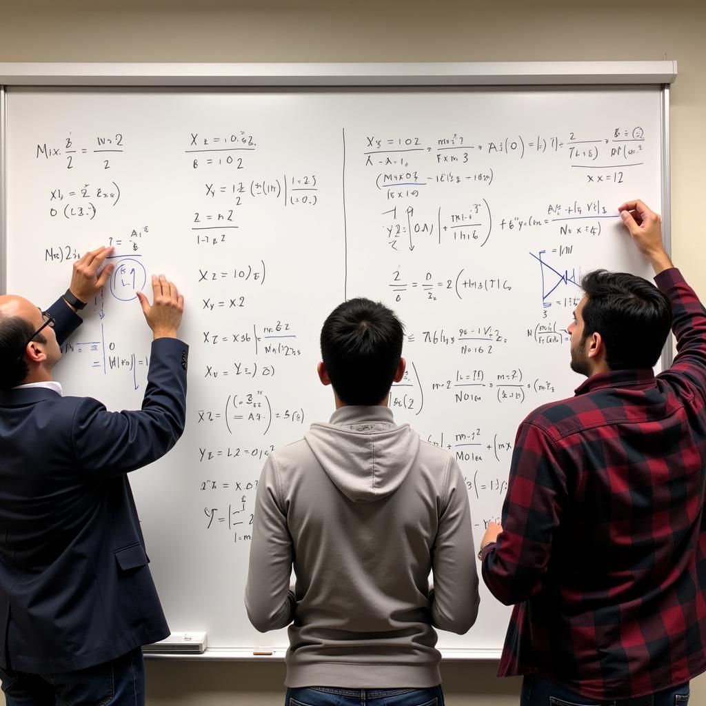 Mathematicians Collaborating at MSRI