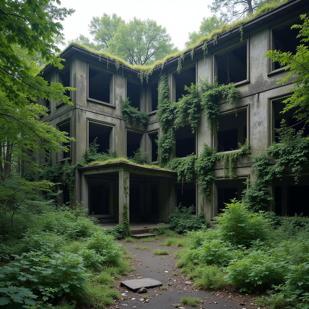 Abandoned Facility at Nero Research Site Cascade