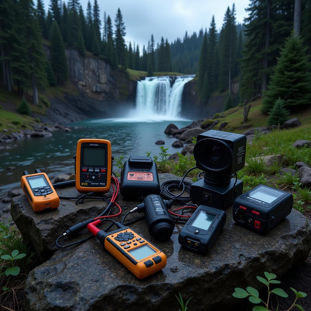 Paranormal Investigation Equipment at Nero Research Site Cascade