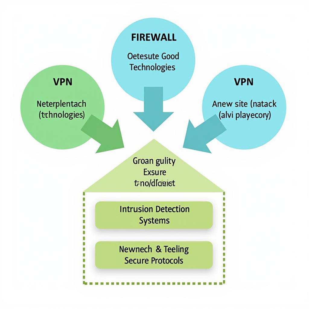 Network Security Research Areas: An illustration of various research domains within network security, emphasizing areas like intrusion detection, firewall technologies, and secure protocols.