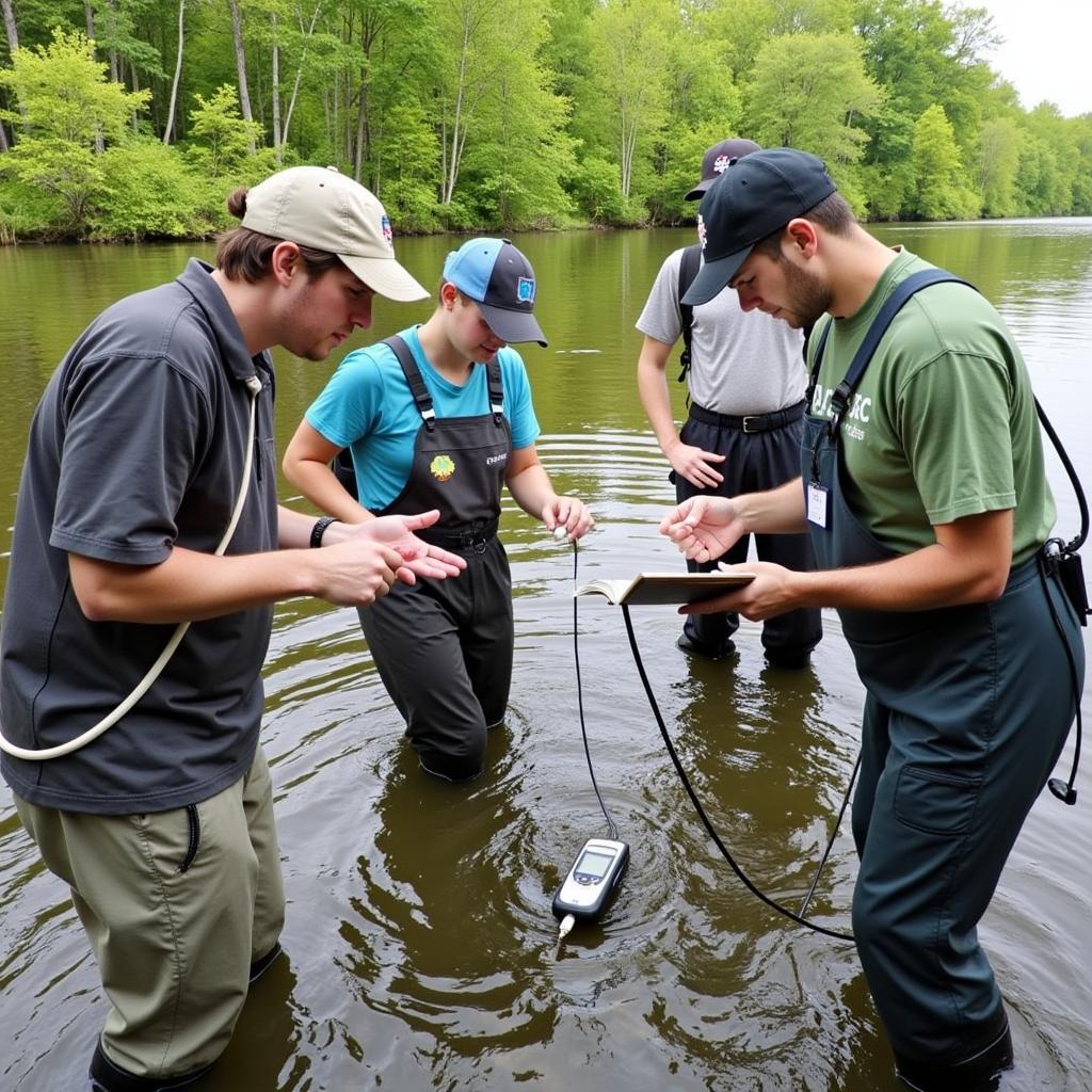 NGRREC Research Scientists Conducting Fieldwork