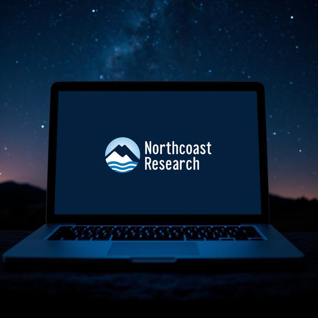 Northcoast Research logo displayed on a laptop screen