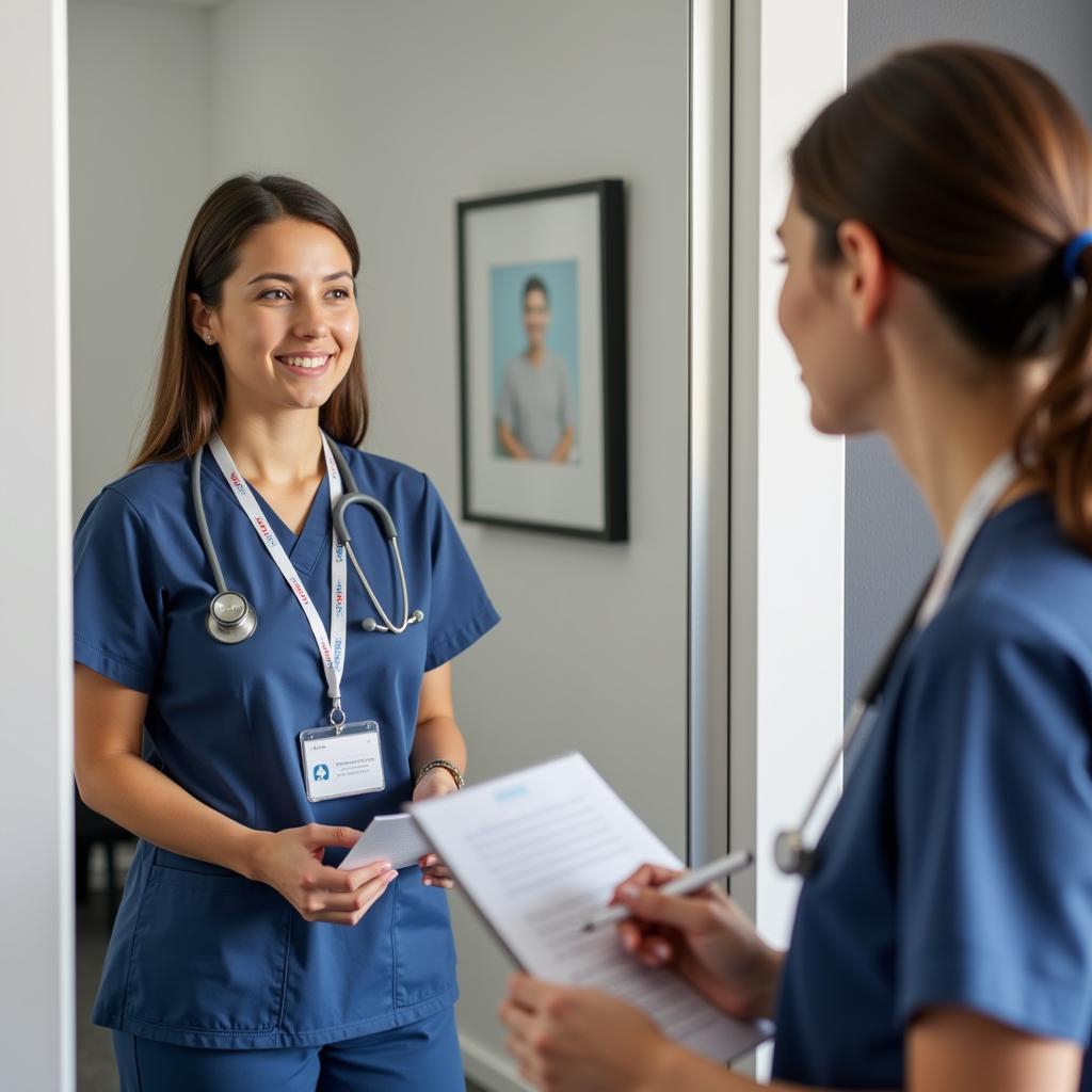 Nurse Researcher Preparing for a Remote Job Interview